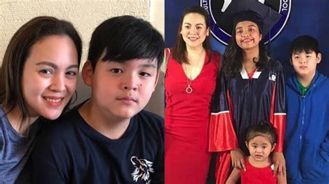 quia barretto|Claudine Barretto with her lovable kids .